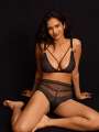 Noir Soutien-gorge sans armature - Arlette 3