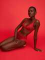 Rouge Soutien-gorge sans armature - Arlette 3