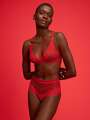 Rouge Soutien-gorge sans armature - Arlette 4