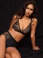 Noir Soutien-gorge sans armature - Barbara 4