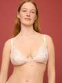 Ivoire Soutien-gorge sans armature - Colette 1