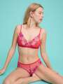 Rouge Soutien-gorge sans armature - Daria 4