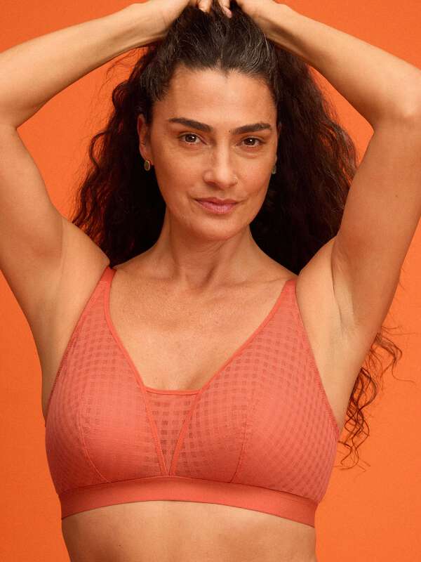 Rose Soutien-gorge sans armature - Fred 1