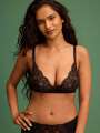 Noir Soutien-gorge sans armature - Garance 1
