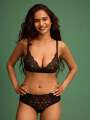 Noir Soutien-gorge sans armature - Garance 4