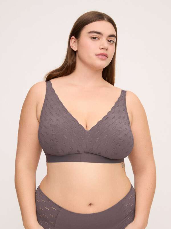 Marron Soutien-gorge sans armature - June 1