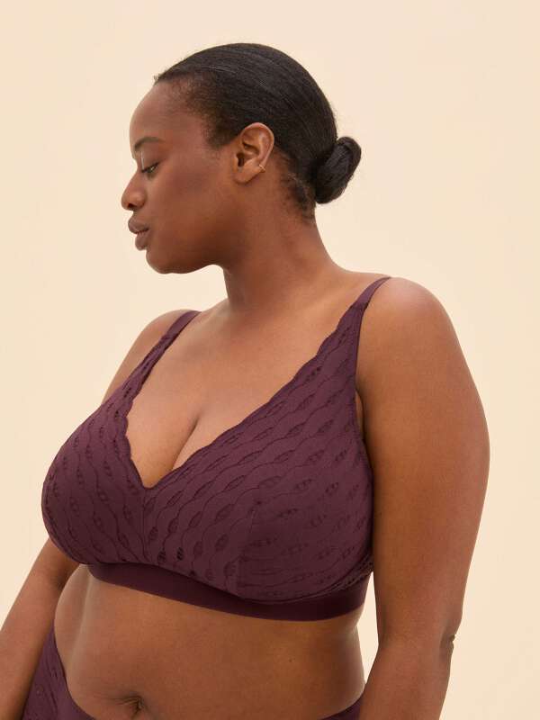 Violet Soutien-gorge sans armature - June 1