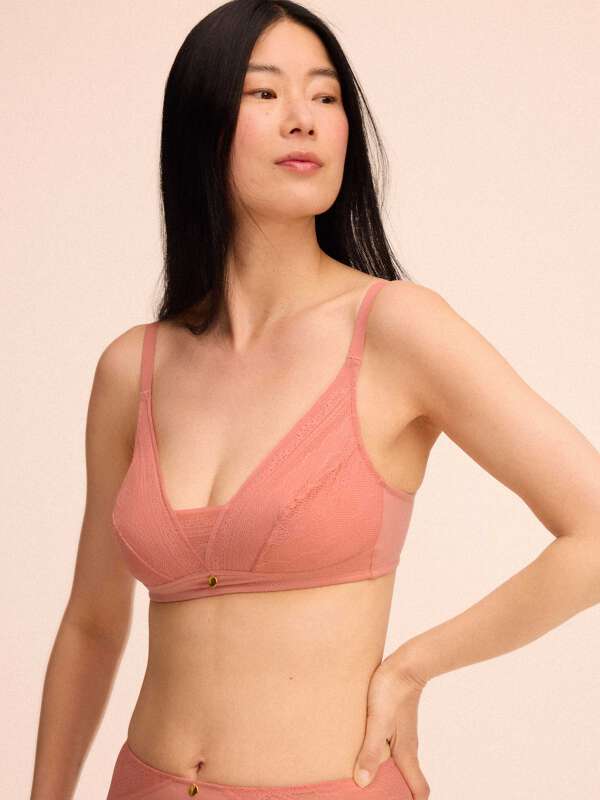 Rose Soutien-gorge sans armature - Kristen 1