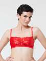 Rouge Soutien-gorge sans armature - Loulou 1