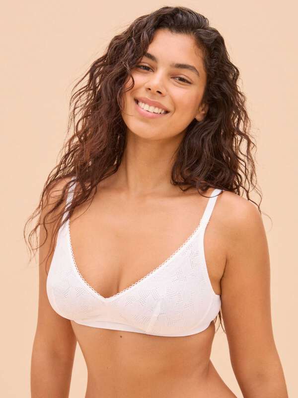 Blanc Soutien-gorge sans armature - Marnie 1
