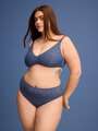 Bleu Soutien-gorge sans armature - Marnie 10