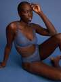 Bleu Soutien-gorge sans armature - Marnie 5