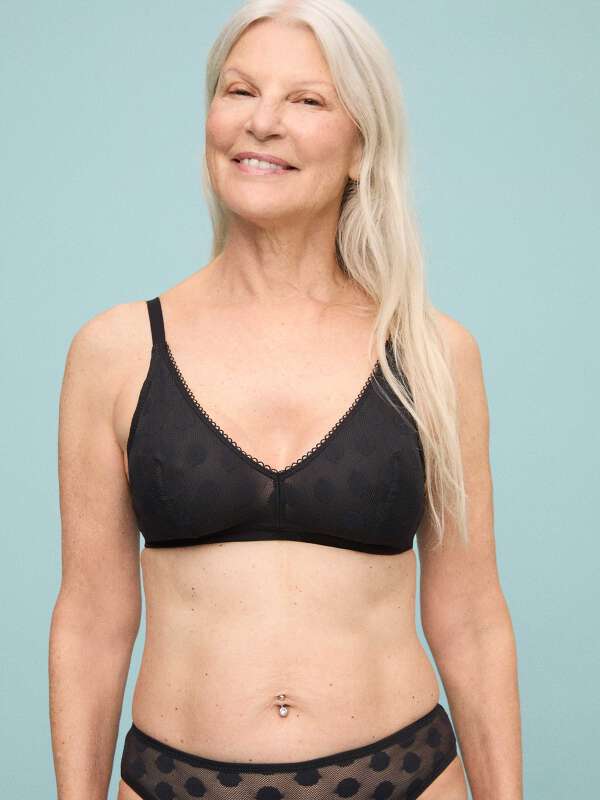 Noir Soutien-gorge sans armature - Marnie 1