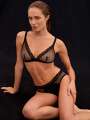Noir Soutien-gorge sans armature - Martine 3