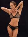 Noir Soutien-gorge sans armature - Martine 4