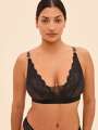 Noir Soutien-gorge sans armature - Mary 1