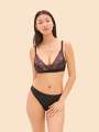 Noir Soutien-gorge sans armature - Maya 4