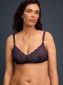 Bleu Soutien-gorge sans armature - Millie 1