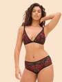 Noir Soutien-gorge sans armature - Monica 3