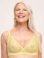 Jaune Soutien-gorge sans armature - Rita 1