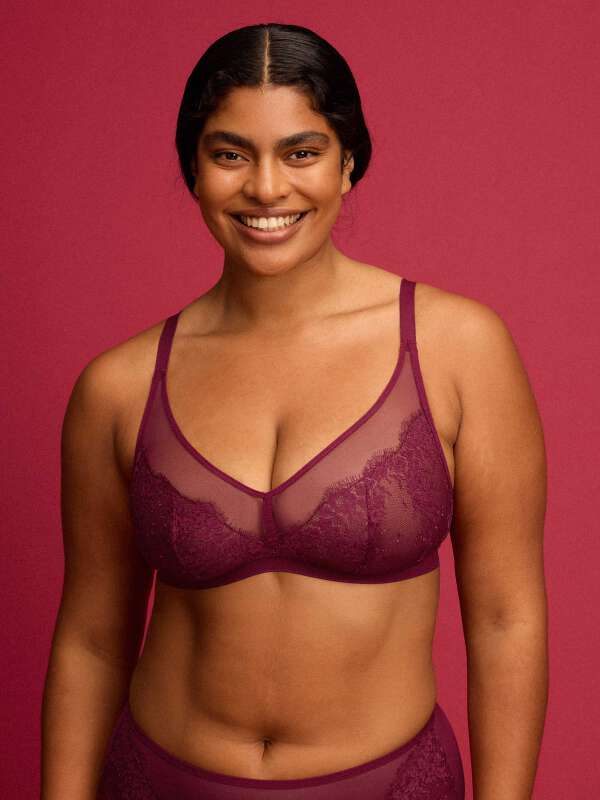 Rose Soutien-gorge sans armature - Suzie 1
