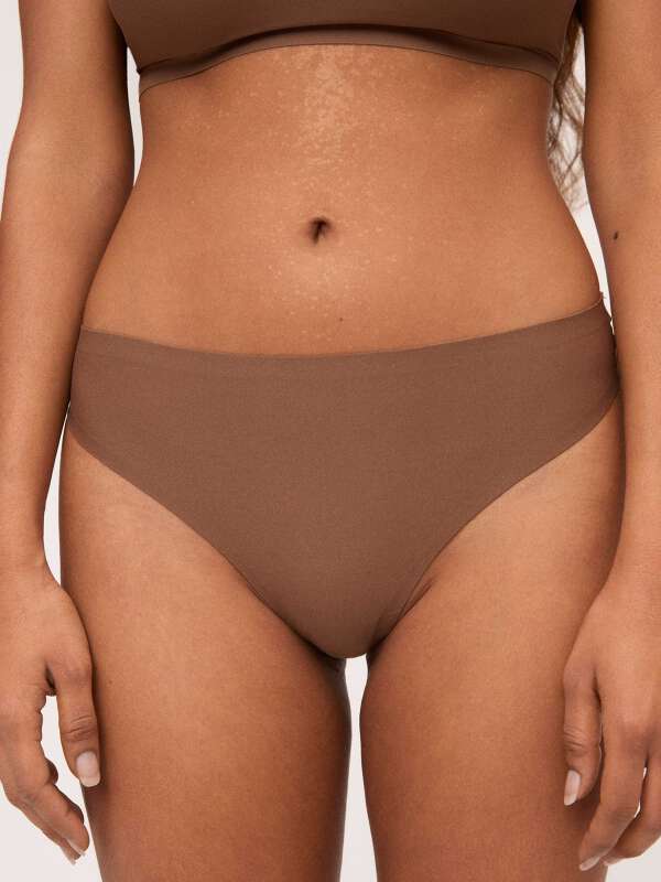 Marron  String - Softstretch 1