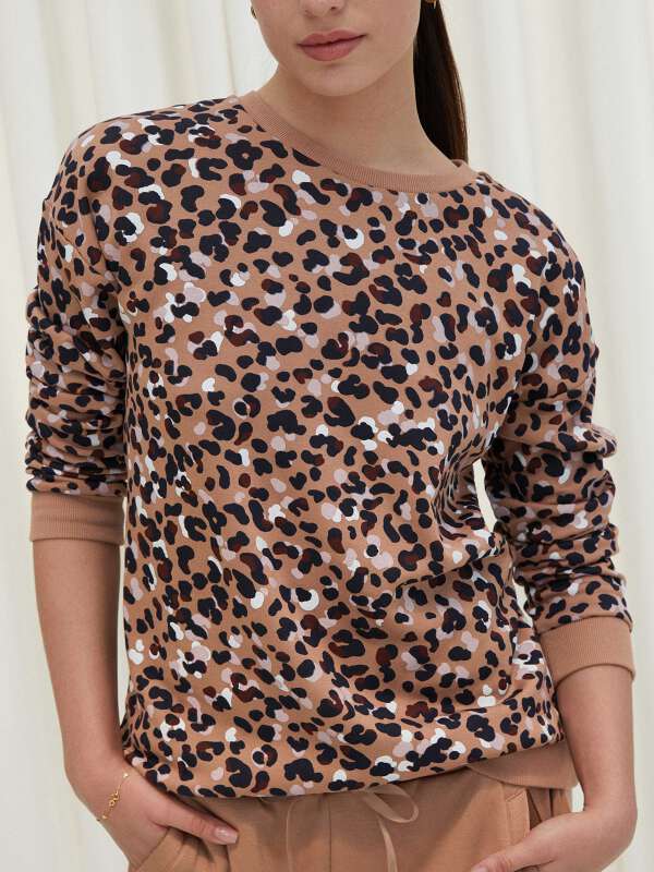 Marron Sweat de pyjama - Capucine 1