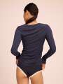 Bleu T-shirt thermique manches longues - Cosy 2