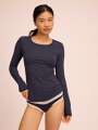 Bleu T-shirt thermique manches longues - Cosy 3