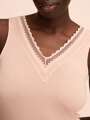 Beige T-shirt thermique sans manches - Flocon 3