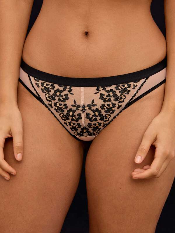 Beige Tanga - Donna 1