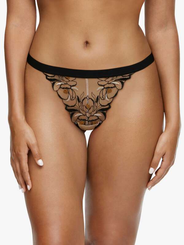 Beige Tanga - Donna 1