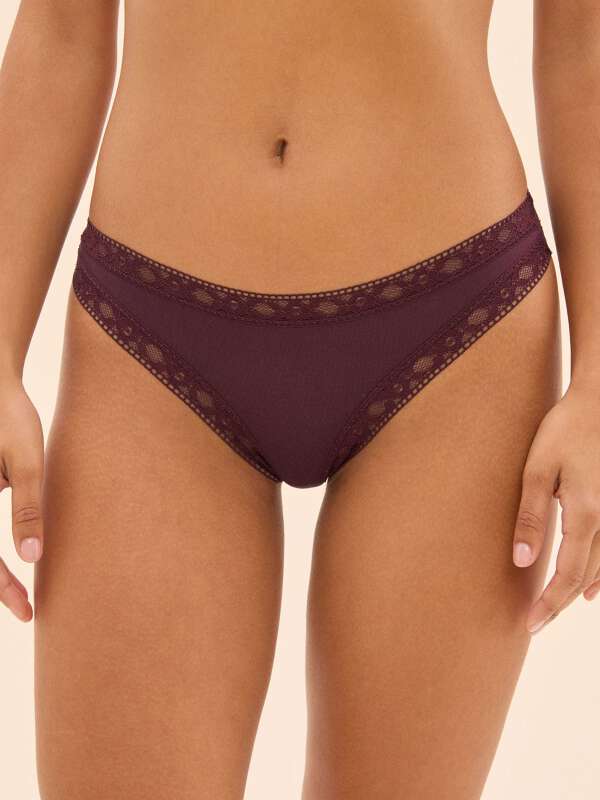 Violet Tanga - Softy lace  1