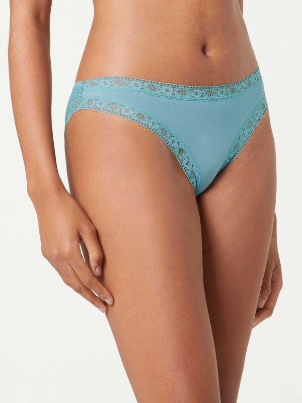Bleu Tanga - Softy Lace 1