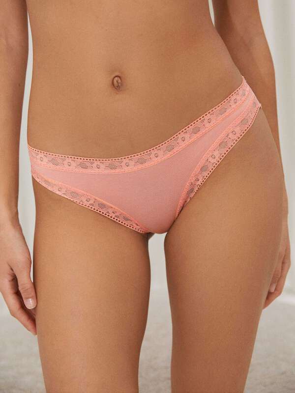 Rose Tanga - Softy lace 1